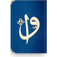 Kategori Yayıncılık Hafız Elif-Vav Kadife (L2 Lacivert) 2 Renkli Kuranı Kerimler