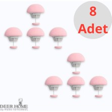 Pera İstanbul Pratik 8'li Mantar Şeklinde Yorgan Sabitleme Iğnesi Düğmeli Klips Çarşaf Yorgan Kılıfı Sabitleyici