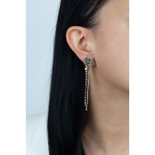 Liveyn Design Sallantılı Bronz Küpe