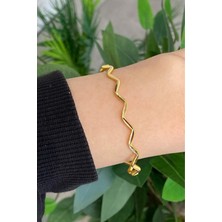 Liveyn Design Zizzag Form Dold Kaplama Bilezik