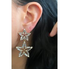 Liveyn Design Yıldız Kristal Küpe