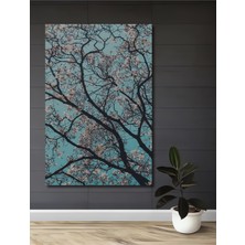 Teona Ahşap Ilkbahar Ahşap Dekoratif Tablo Sulu Boya Görünümlü Sanat Eseri Dikdörtgen Tablo