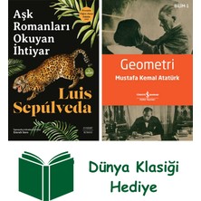 Everest Yayınları Aşk Romanları Okuyan Ihtiyar + Geometri + Dünya Klasiği Hediye