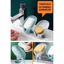 Güzelyüz Avm Pratik Vantuzlu Su Giderli Sabunluk | Vantuzlu Su Tutmaz Katı Sabunluk