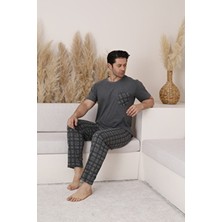 Sude Homewear Genç Erkek Kısa Kol Pijama Takımı