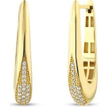 Assos Pırlanta Altın Tasarım Küpe - 14K