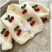 Charme Elegant El Örgüsü Bebek Ceket