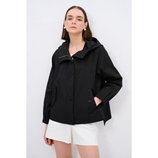 Love My Body Şapka Detaylı Trençkot