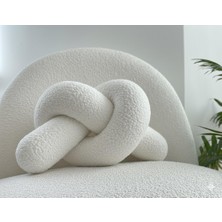 Harmoni Tekstil Örgü Dekoratif Peluş Dekor Yastık 120 cm
