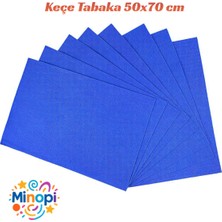 Alpjoy Mavi Keçe Tabaka 10'lu Paket 50X70 cm - 1.5 mm Kalınlık