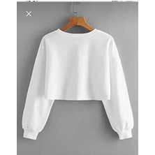 İmpavido Oversize Sweatshirt Crop ''göbek Hizası''