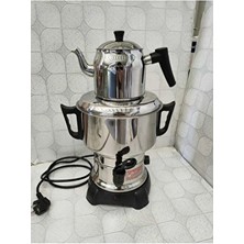 Seçil 50 Bardak Elektrikli Semaver Termostatlı, Enerji Tasarruflu Çay Kazanı Ev Inşaat Ofis Uyumlu