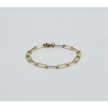 Mavika Jewellery 14K Gold Plated Ataç Bileklik