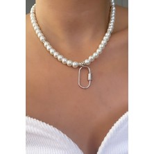 Liveyn Design Taş Detaylı Cam Inci Kolye