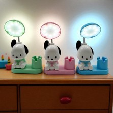 Alpjoy Figürlü Çocuk Masa Lambası Gece Lambası LED Aydınlatma Kalemtıraşlı Kalemlikli Masa Gece Lambası