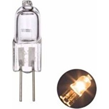  12v 20w sarı ışık g4 duylu şeffaf ığne bacak kapsül ampul sarı ışık