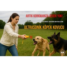 Erolav Ultrasonik Köpekkovucu ve Eğitici Cihaz | 150 Db Frekanslı, LED Flaşlı