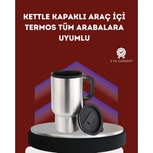 12V Çakmak Girişli Araç Içi Isıtıcı Paslanmaz Çelik Bardak - F791K059-U61791