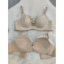 Love Angels Lazer Kesim Dikişsiz Sütyen, Dolgulu Iz Yapmaz Balensiz Önden Bağalama Detaylı Sütyen