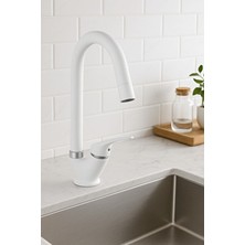 Viosa Beyaz Mutfak Evye Bataryası 5 Yıl Garantili