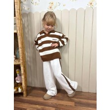 Butik Kız Çocuk %100 Pamuklu Triko Alt - Üst Takım 2'li Takım