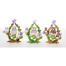 Topdan Swarovski Baykuş Figürü