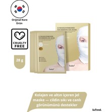 Sudee Luxegold Enriched Nourishing Gel Mask (5 Adet) Kolajen ve Altın Içeren Jel Maske — Cildin Sıkı ve Canlı Görünümünü Destekler