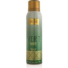 Lelas Vert 150 ml Meyveli Odunsu Deodorant Spreyi Tazelik ve Kalıcılık Sunar