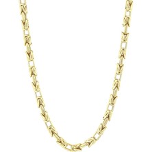 Assos Pırlanta Altın Kral Zincir Kolye - 14K