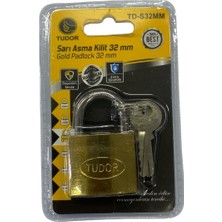 Khi-Zai Ennalbur Tudor 32 mm Sarı Asma Kilit