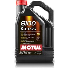 Motul 8100 X-Cess 5W-40 5 Lt Motor Yağı-Benzin
