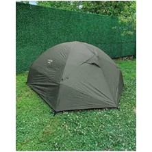 Nurgaz Campout Neptune-3 Çift Katmanlı 4 Kişilik Haki Renk Kamp Çadırı