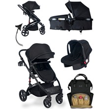 4'lü Set Joell Truva Travel Sistem Bebek Arabası / Puset / Bebek Bakım Çantası / Yağmurluk