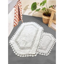 Chilai Home Exgena Ekru 2li %100 Pamuklu Banyo Paspas Seti