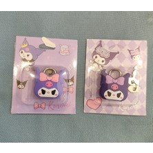 Ada Çanta Kırtasiye Kuromi Figürlü Küçük Boy Asma Kilit ( 2 Adet ) Model 1 AD79610