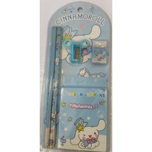 Ada Çanta Kırtasiye 8 Li Boya Kalemli Kırtasiye Seti Kuromi My Melody Cinnamoroll Karakterli