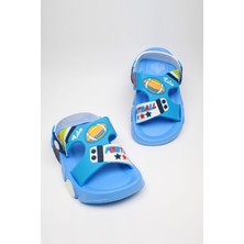 Nstil Günlük Unisex Çocuk Sandalet Esnek Kaymaz Taban Yazlık Ev Okul Kreş Ayakkabı PS940-PS955