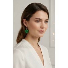 Tuham Aksesuar Yeşim Doğal Taş Küpe