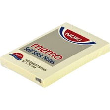 Kitabevimden Noki Yapışkanlı Not Kağıdı Memo 100 Yp 51X75 Sarı 12006--12 Li
