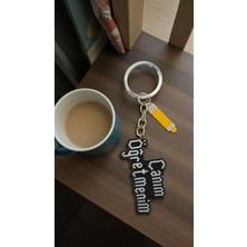 Seard Miyuki Boncuk El Yapımı Canım Öğretmenim ve Sarı Kalem Anahtarlık/çanta Süsü