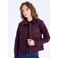 Jeep Relaxed Mürdüm Kadın Ceket J5WL-CKT7066