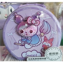 Ada Çanta Kırtasiye Metal Şifreli Kuromi Figürlü Kumbara AD541