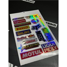 Okyay Works Motor Sticker Paket #8 - Araba-Motosiklet Etiket Sticker
