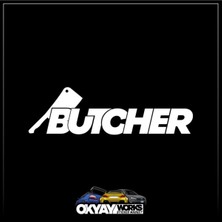 Butcher Sticker - Beyaz