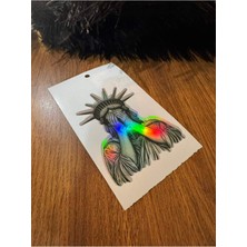 Özgürlük Heykeli Dijital Baskı Sticker