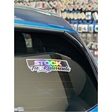 Stockta Kalmadı Hologram Sticker