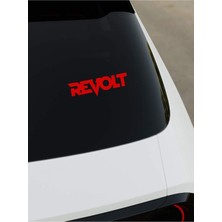 Revolt Sticker - Kırmızı - Kırmızı