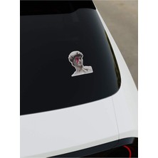 Okyay Works Heykel Dijital Baskı Sticker - Araba-Motosiklet Etiket Sticker