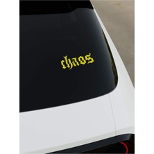 Chaos Sticker - Sarı - Sarı