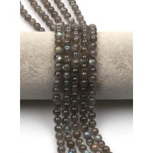 Taşmir Labradorit (Aaa Kalite) Doğal Taş Dizi 6 mm Yuvarlak Kesim